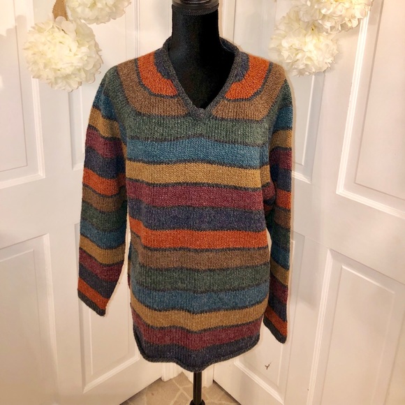 IN KNIT STRIPED SWEATER - Picture 4 of 8